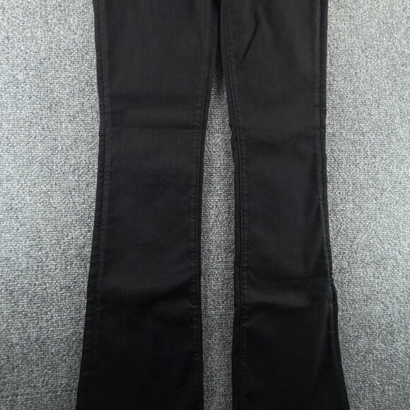 NWT American Eagle High Rise Skinny Kick Next Level Stretch Jeans Black 28W (6) - Picture 4 of 16